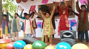 ফরিদপুরে গ্রামবাংলার ঐতিহ্য ও সংস্কৃতি তুলে ধরেকিন্ডার গার্টেন স্কুলে বর্ষবরণ